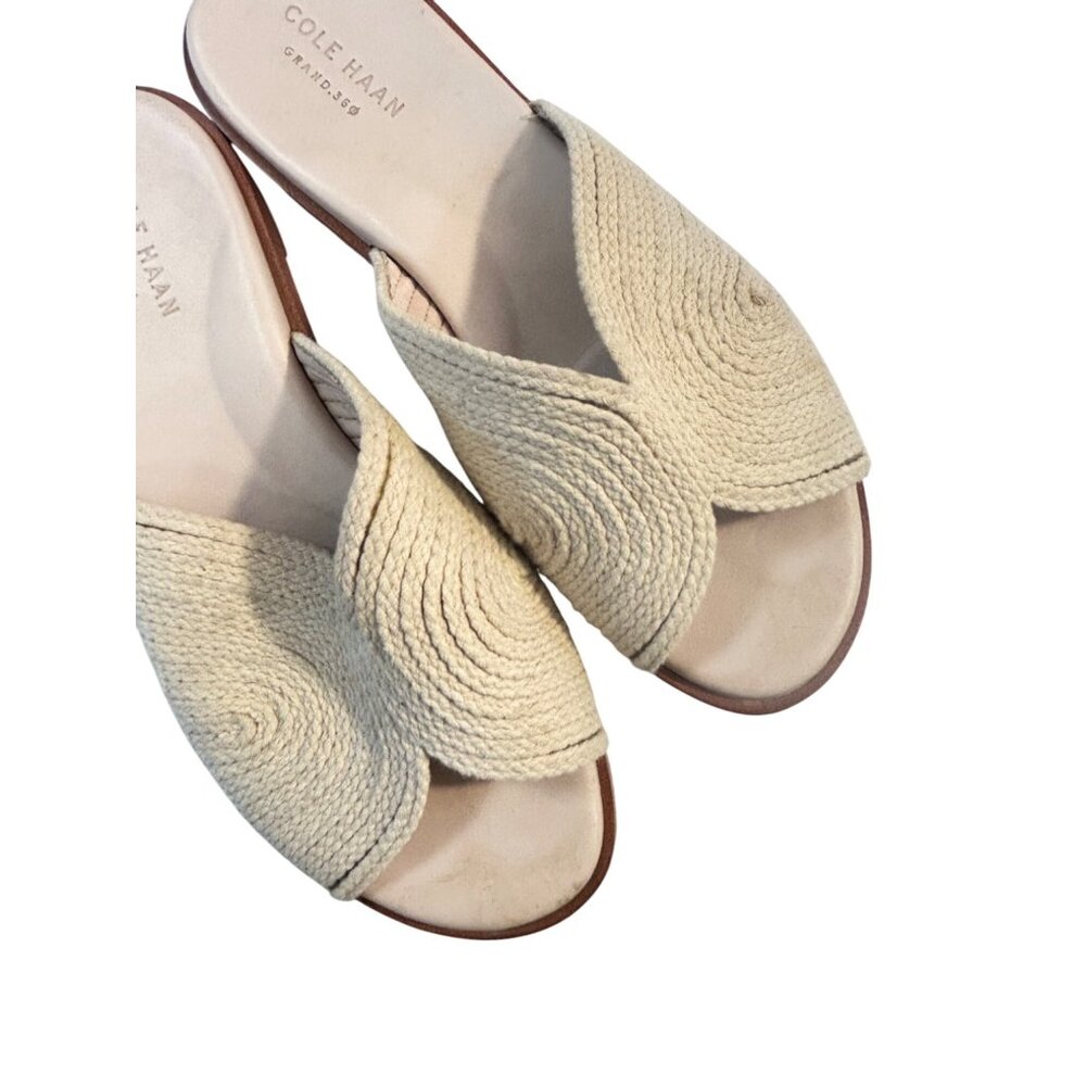 Cole Haan Ansley Slide Sandals in Jute Size 7 B - Picture 4 of 7
